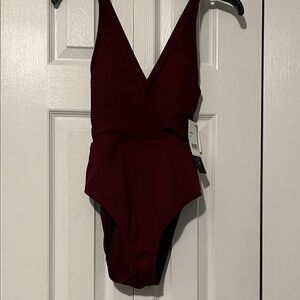 La Blanca Burgundy Swimwear